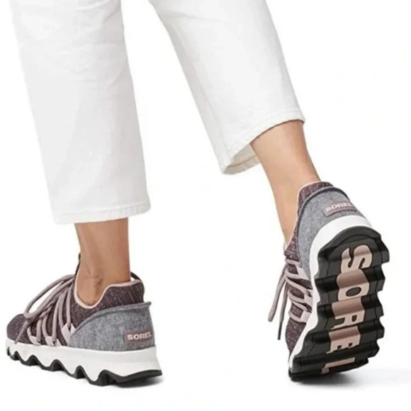 Sorel Kinetic Lace Gradient Sneaker Runner Purple Sage Sz 7 - Picture 2 of 13